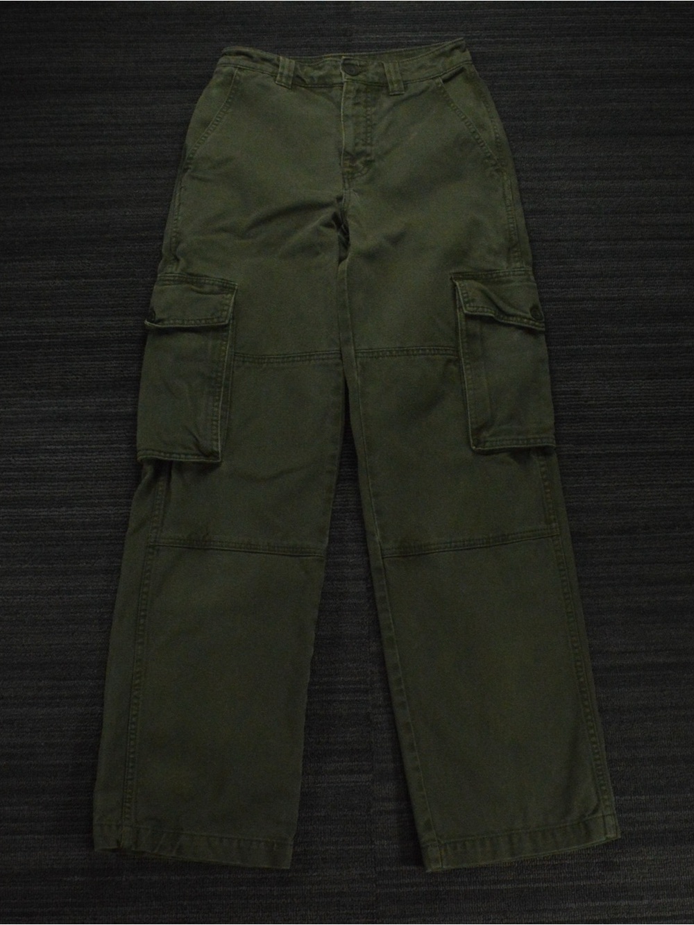 TNA Women’s Troop Green Cargo Pants Size 00 Straight Leg